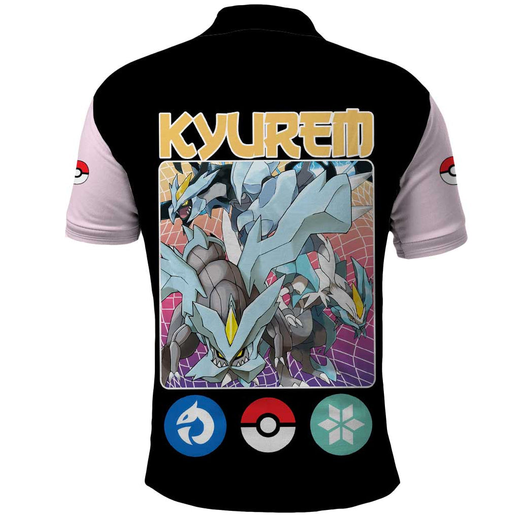Kyurem Poke Polo Shirt Japan Anime Style