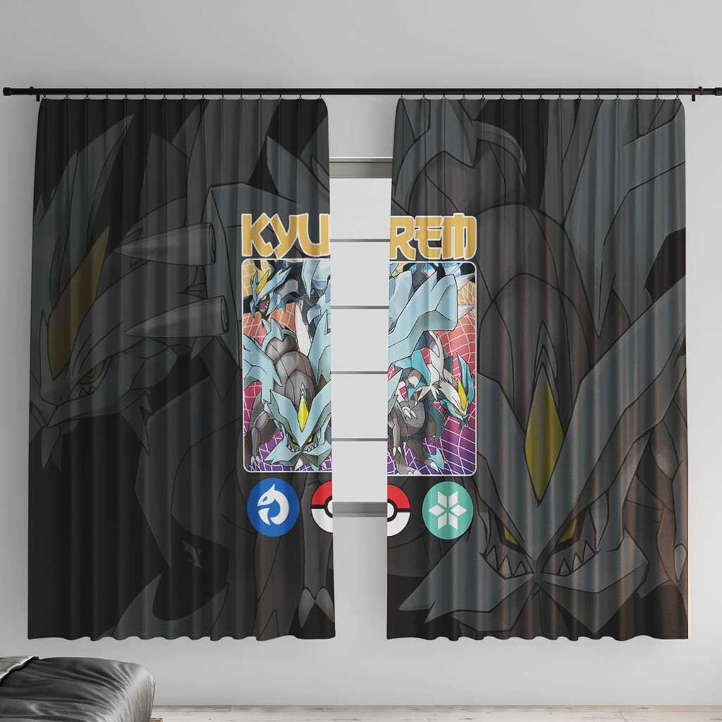 Kyurem Poke Window Curtain Japan Anime Style