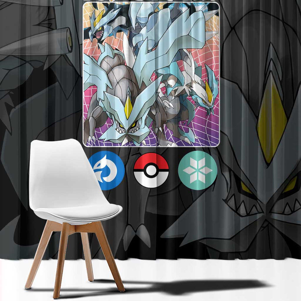 Kyurem Poke Window Curtain Japan Anime Style