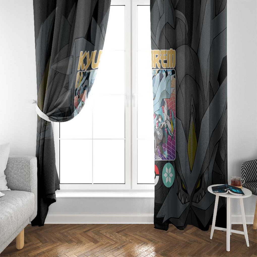 Kyurem Poke Window Curtain Japan Anime Style