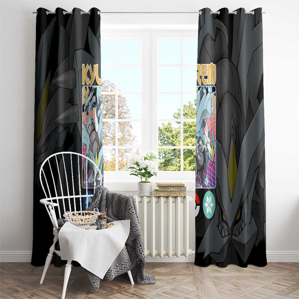 Kyurem Poke Window Curtain Japan Anime Style