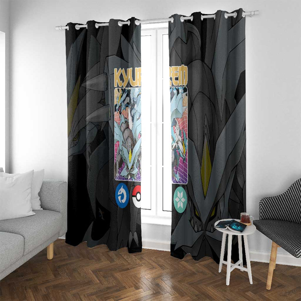 Kyurem Poke Window Curtain Japan Anime Style