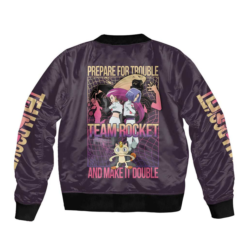 Team Rocket Poke Bomber Jacket Japan Anime Style