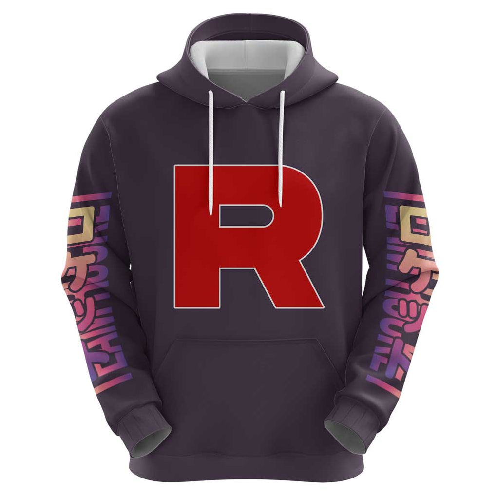 Team Rocket Poke Hoodie Japan Anime Style