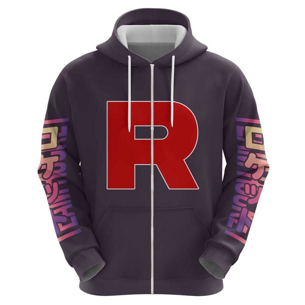 Team Rocket Poke Hoodie Japan Anime Style