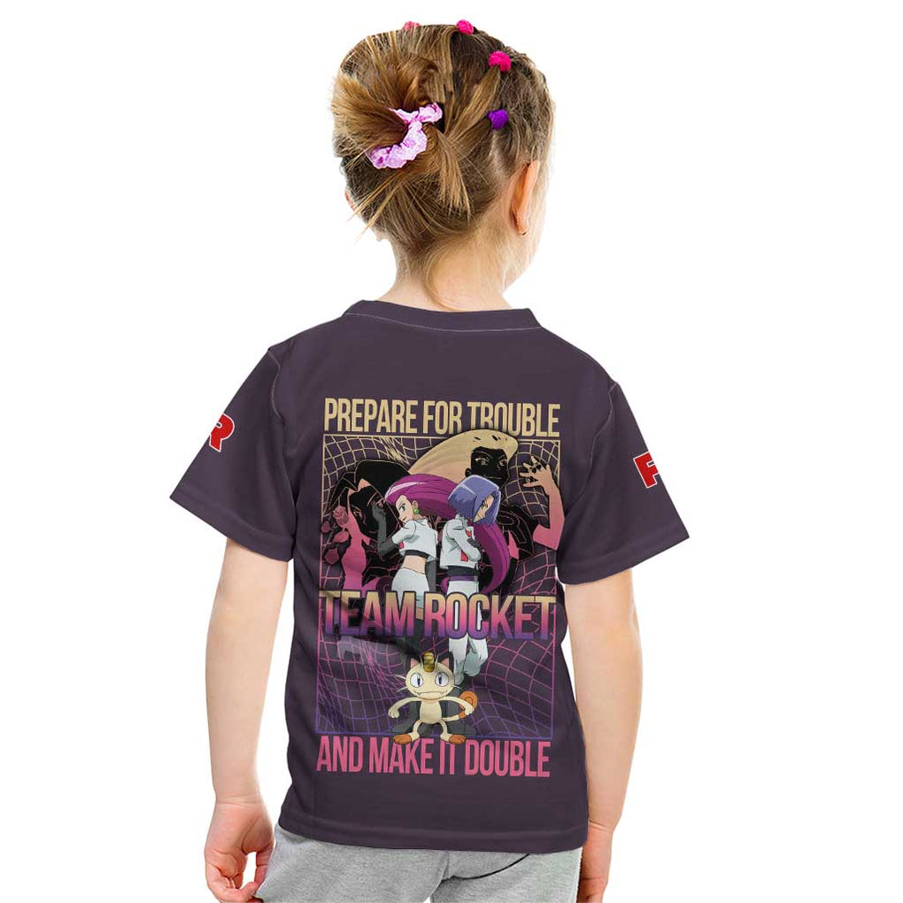 Team Rocket Poke Kid T Shirt Japan Anime Style