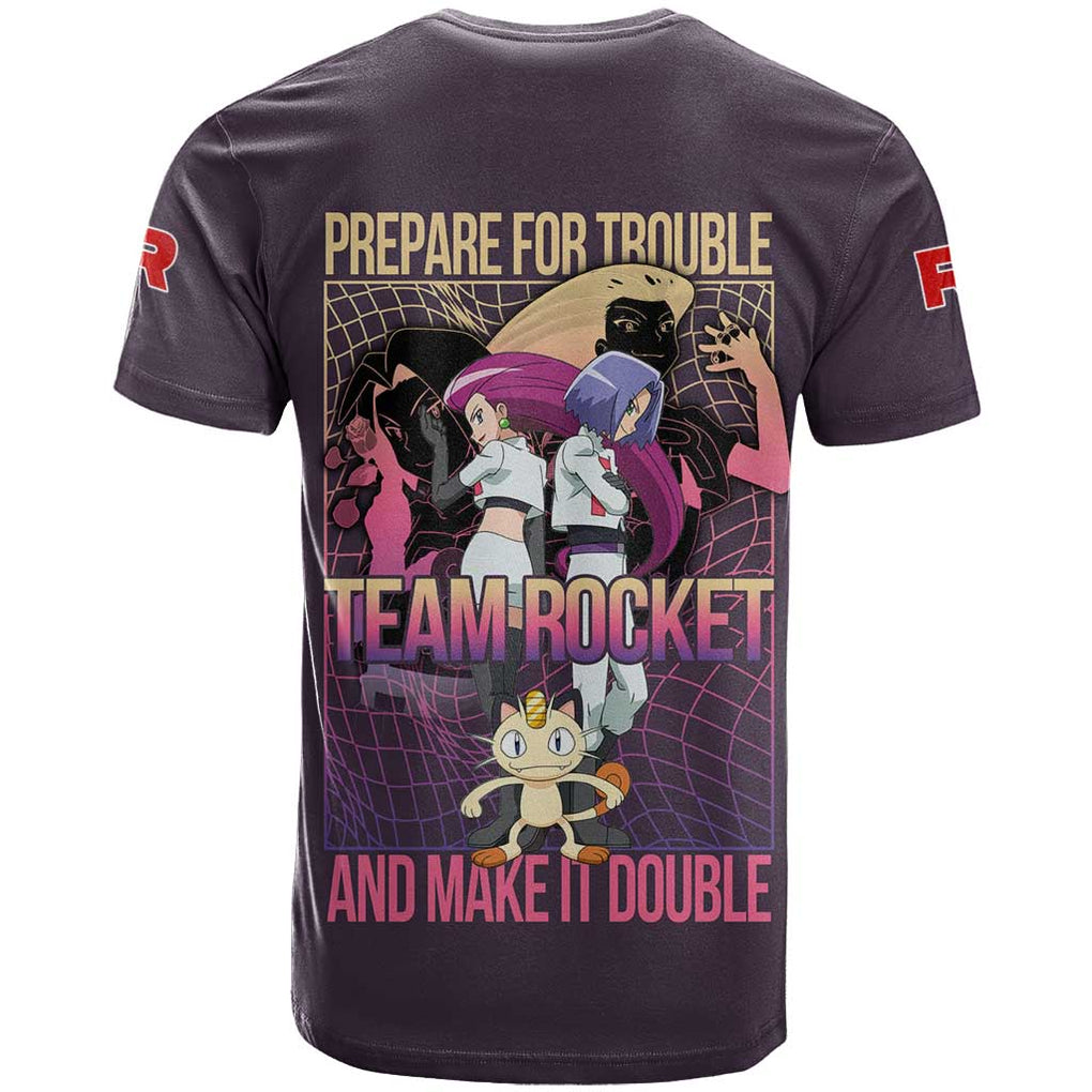Team Rocket Poke T Shirt Japan Anime Style