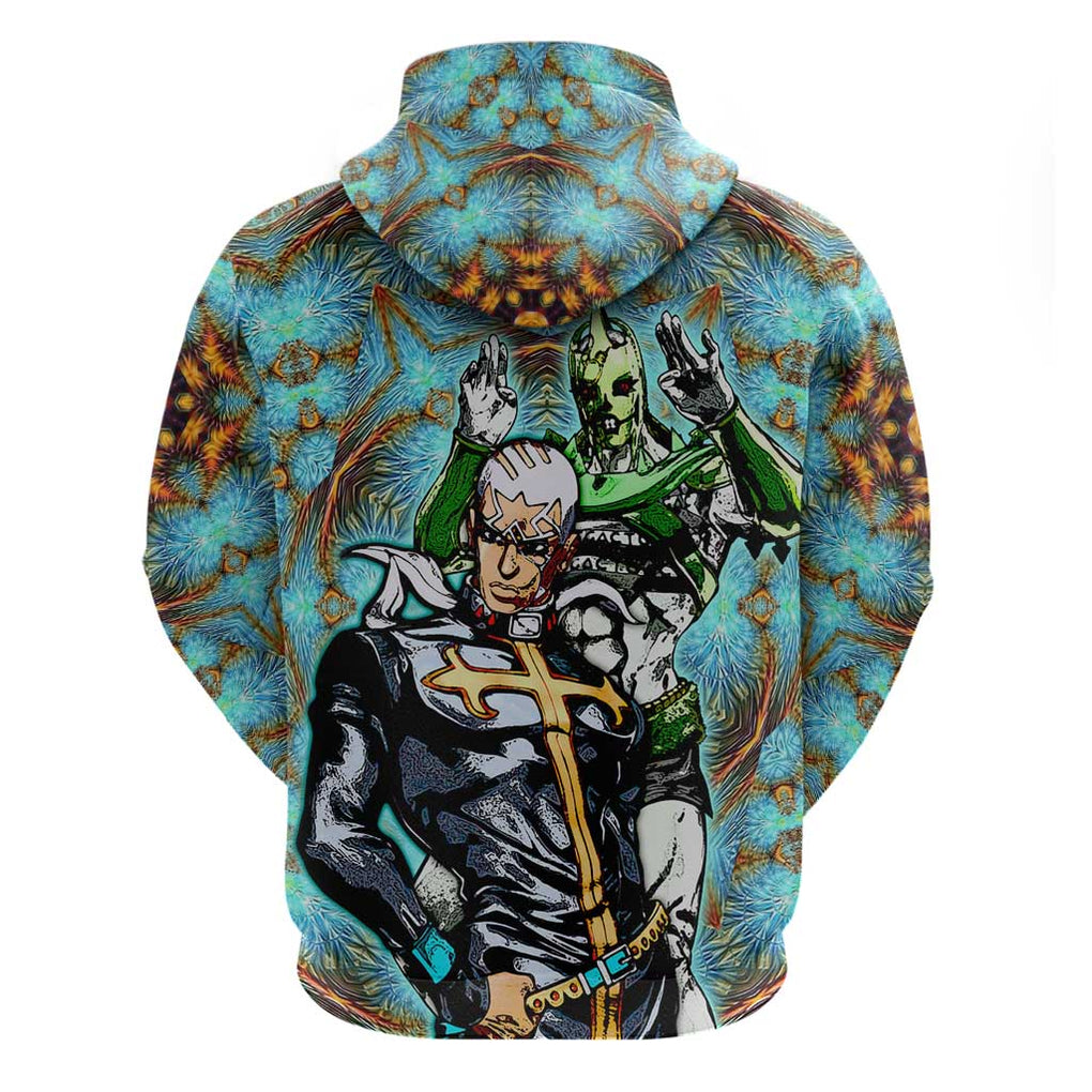 Trippy Enrico Pucci C-Moon Jojo’s Bizarre Adventure Hoodie Trippy Style