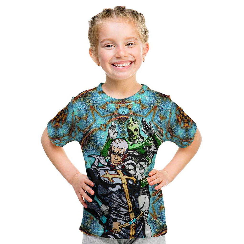 Trippy Enrico Pucci C-Moon Jojo’s Bizarre Adventure Kid T Shirt Trippy Style