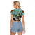 Trippy Enrico Pucci C-Moon Jojo’s Bizarre Adventure Raglan Cropped T Shirt Trippy Style