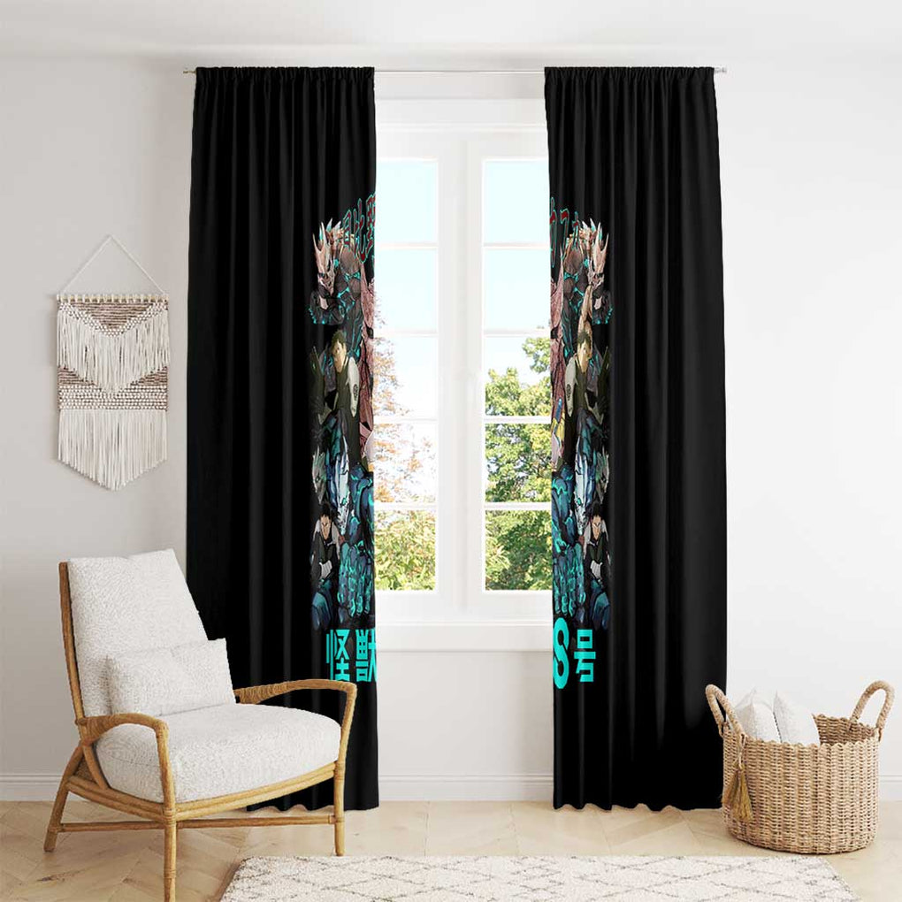Hibino Kafka Kaiju No. 8 Window Curtain Anime Style