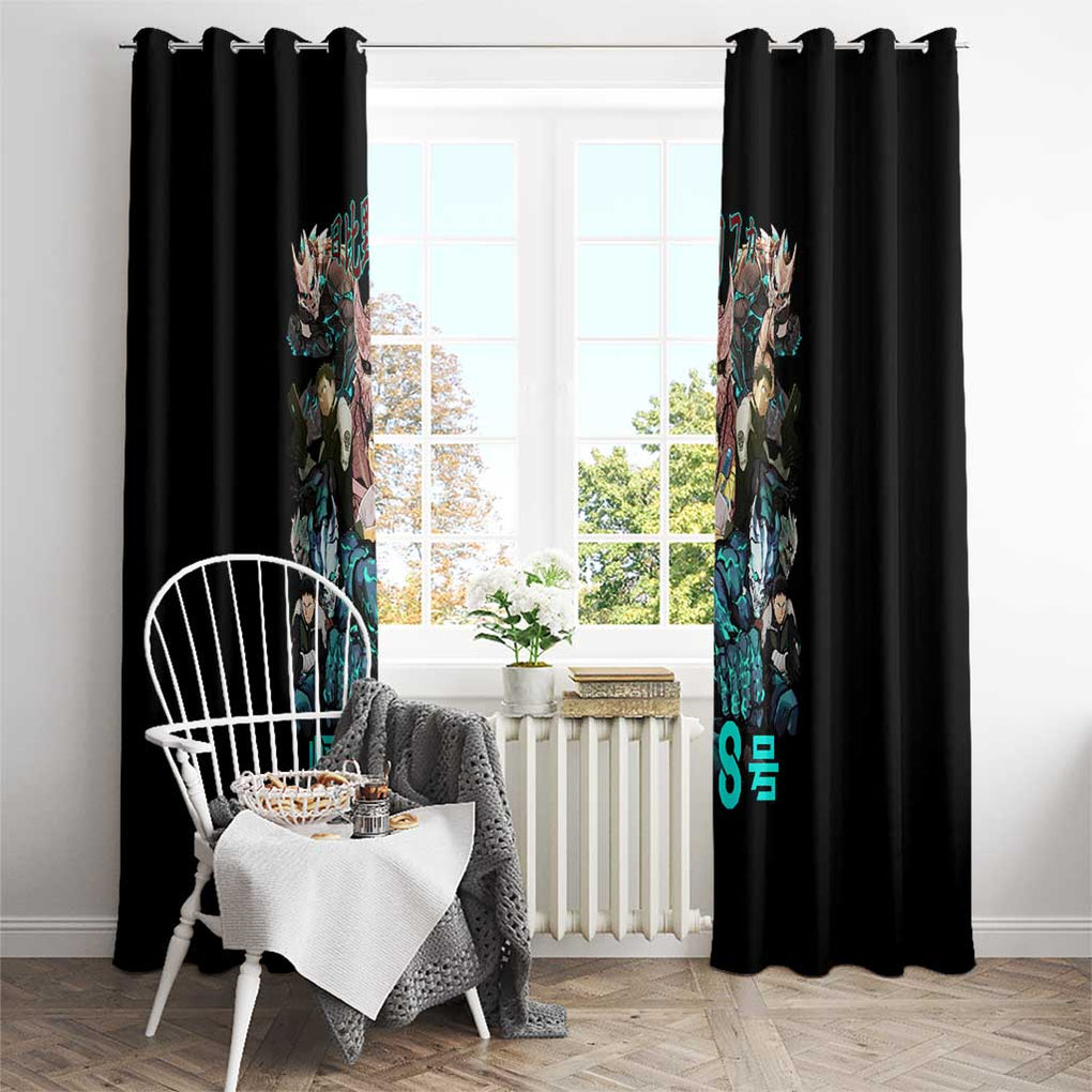 Hibino Kafka Kaiju No. 8 Window Curtain Anime Style