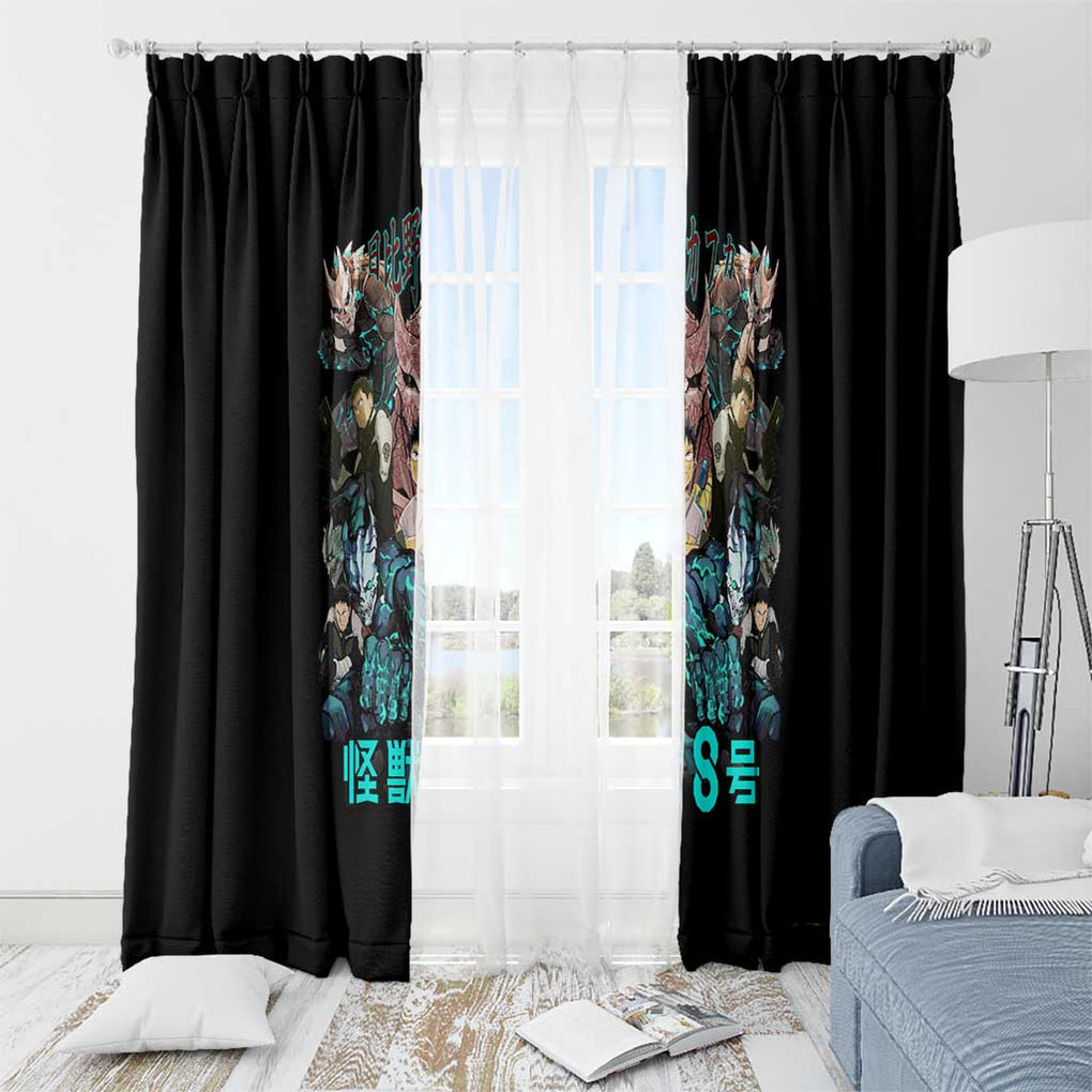 Hibino Kafka Kaiju No. 8 Window Curtain Anime Style