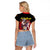 High School DXD Raglan Cropped T Shirt Anime Style