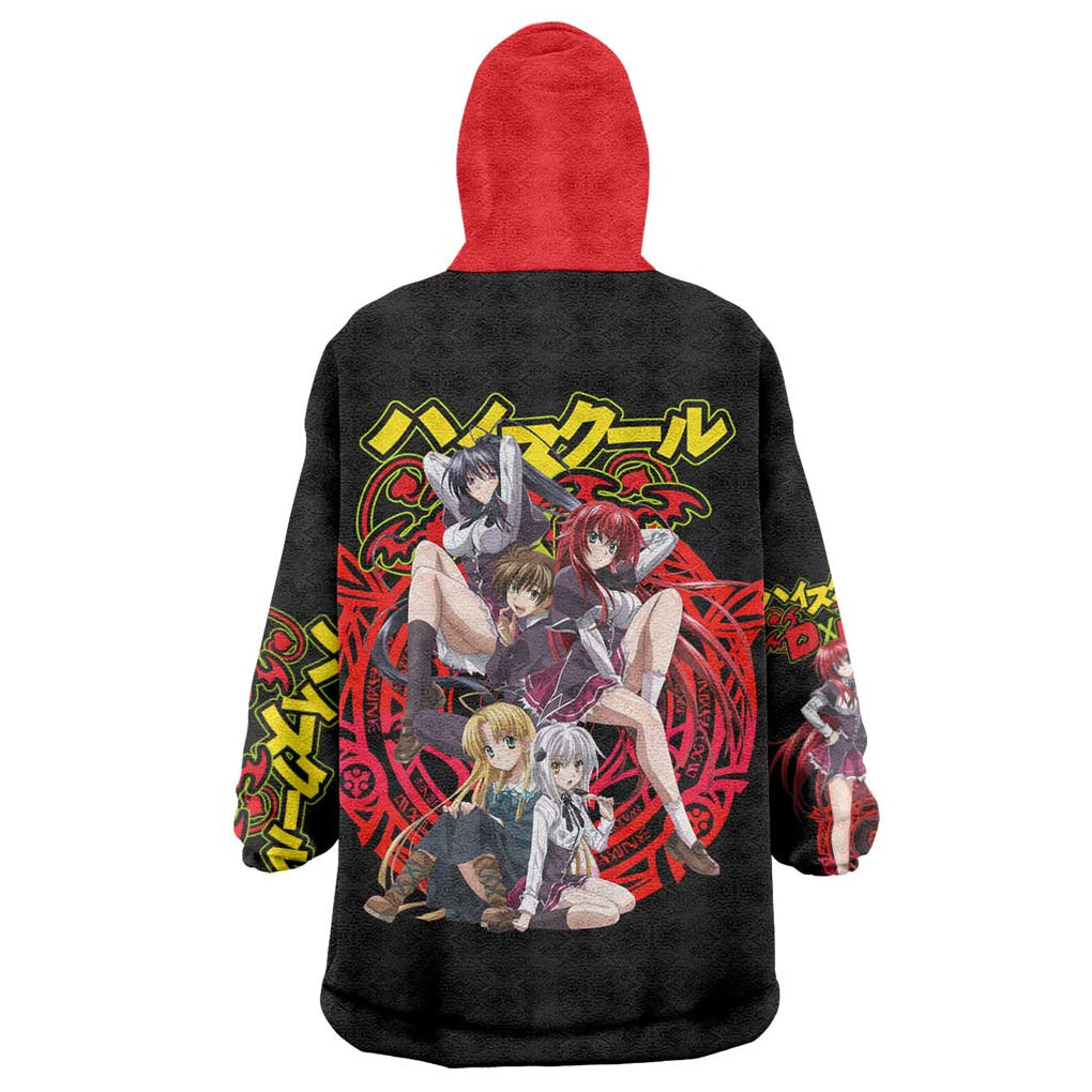 High School DXD Wearable Blanket Hoodie Anime Style