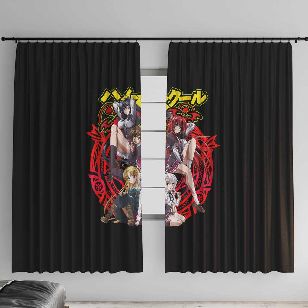 High School DXD Window Curtain Anime Style