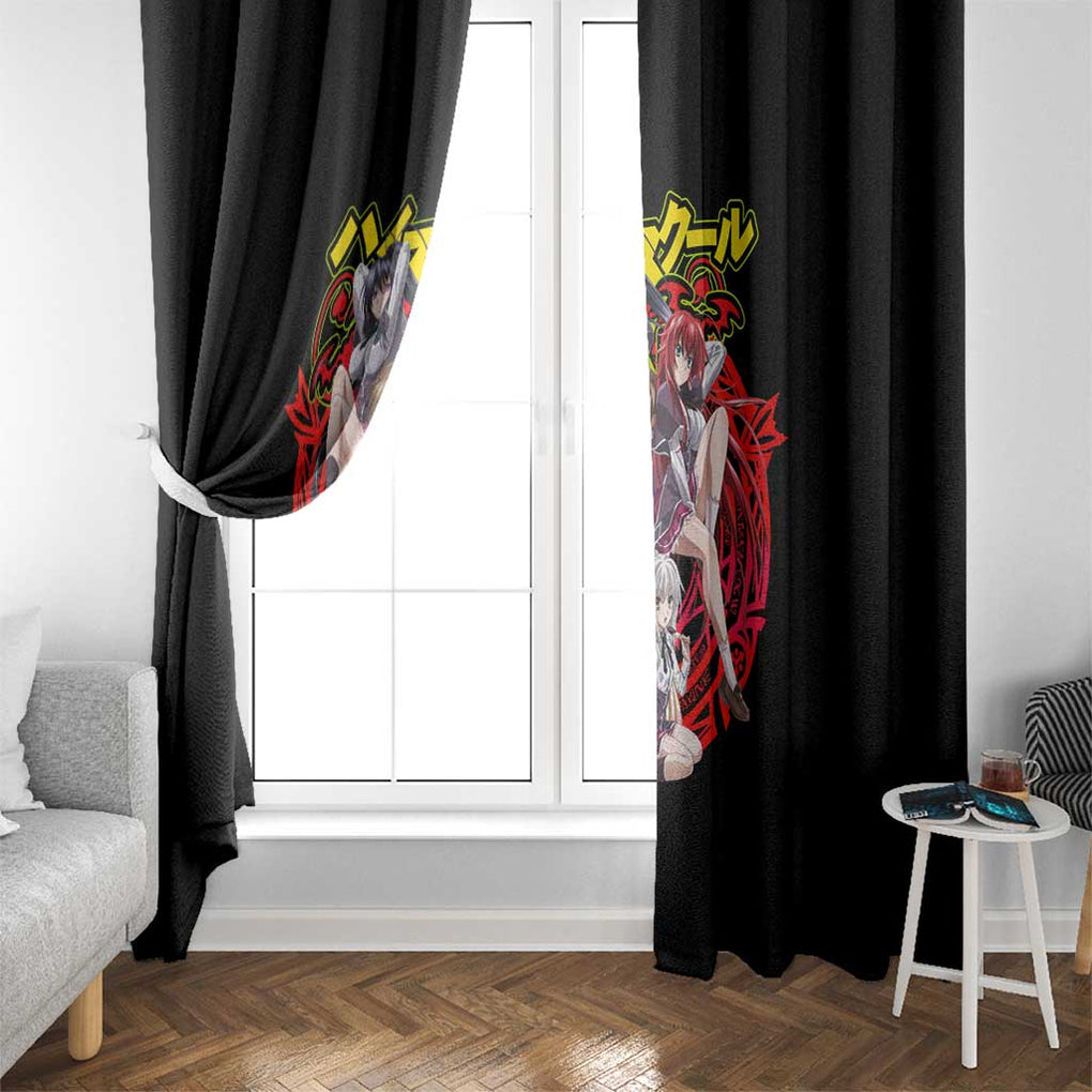 High School DXD Window Curtain Anime Style