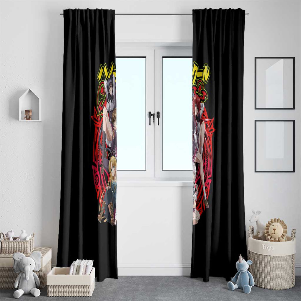 High School DXD Window Curtain Anime Style