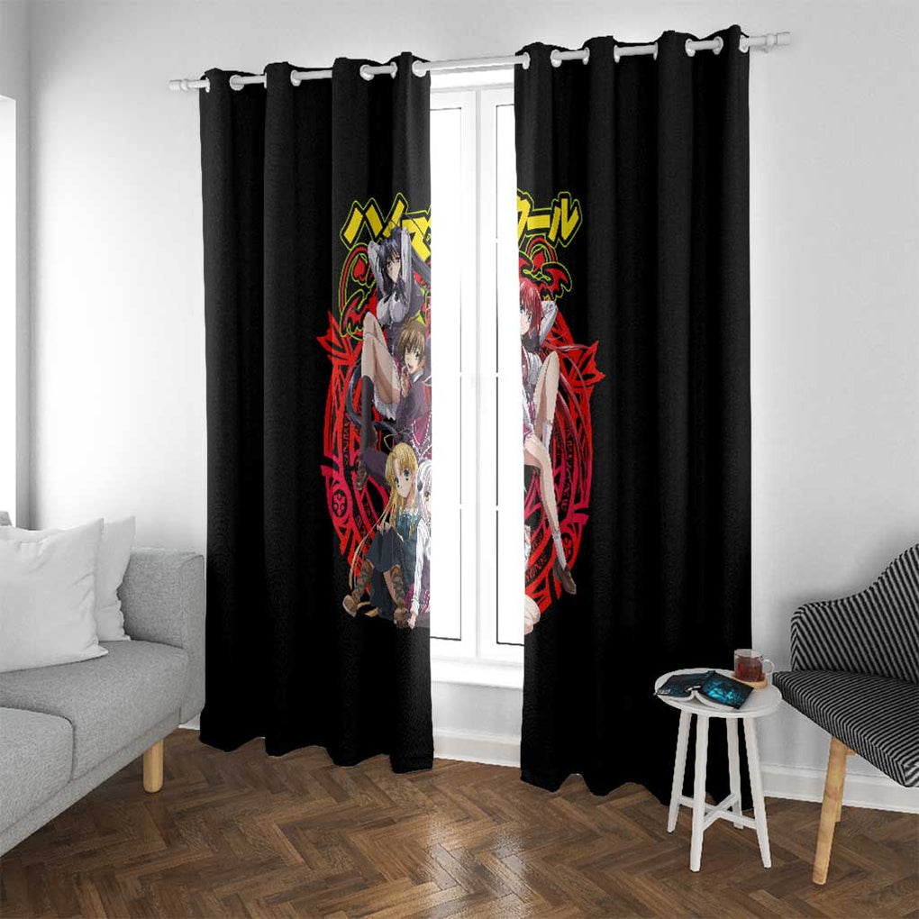 High School DXD Window Curtain Anime Style
