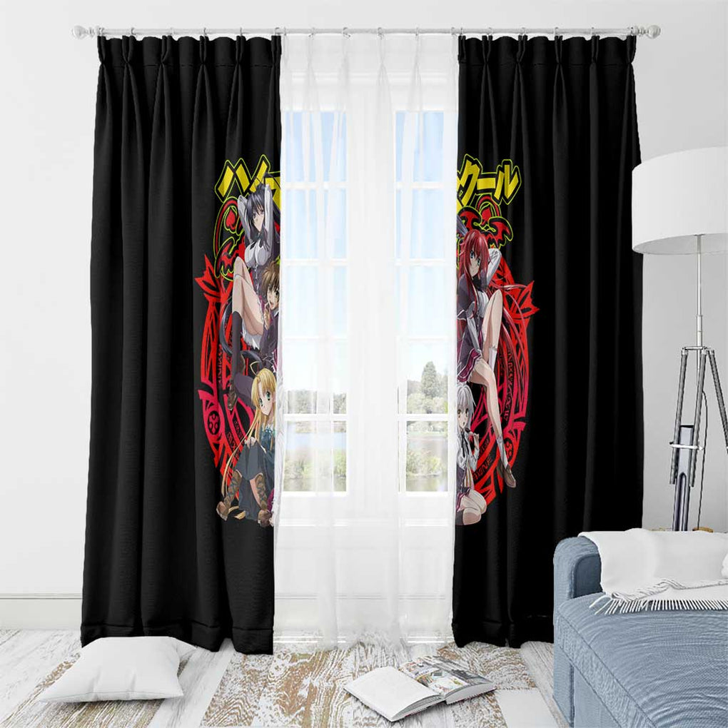 High School DXD Window Curtain Anime Style