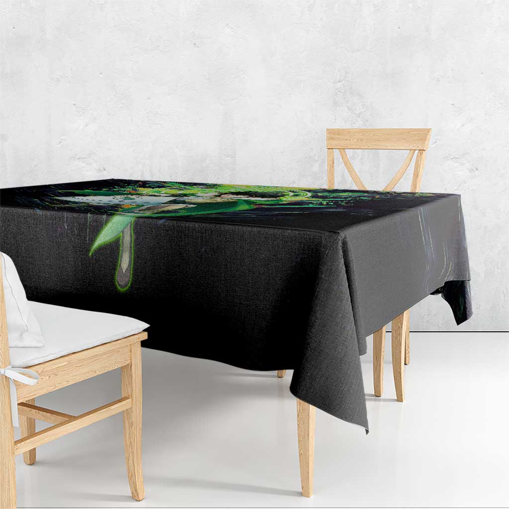 Naofumi The Rising of the Shield Hero Tablecloth with Dynamic Combat Pose and Energy Circles - The Mazicc