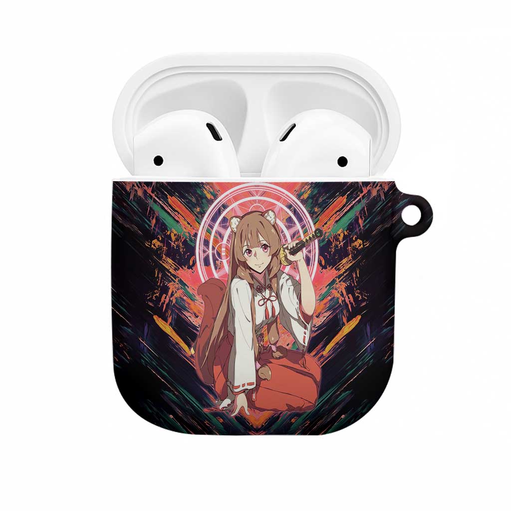 Raphtalia The Rising of the Shield Hero AirPods Case with Magical Circle Effects and Energetic Battle Pose - The Mazicc