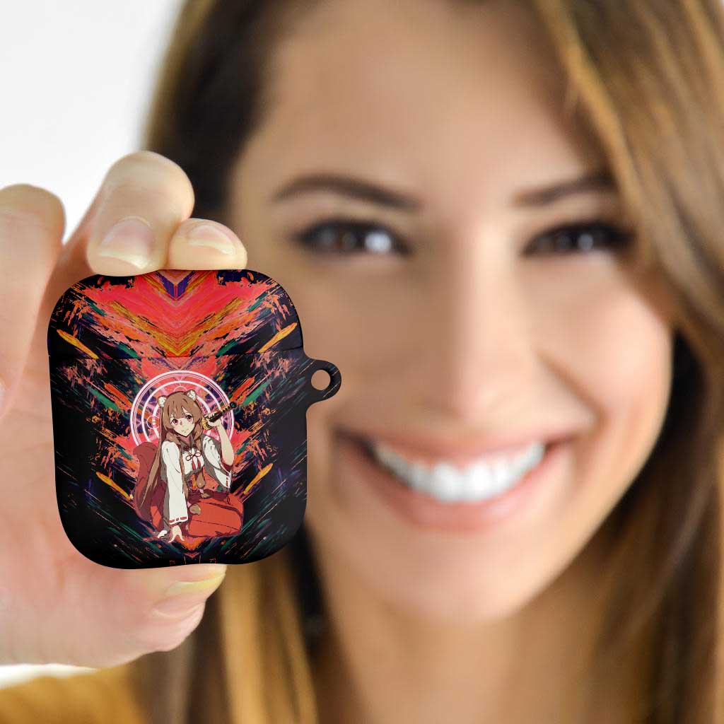 Raphtalia The Rising of the Shield Hero AirPods Case with Magical Circle Effects and Energetic Battle Pose - The Mazicc
