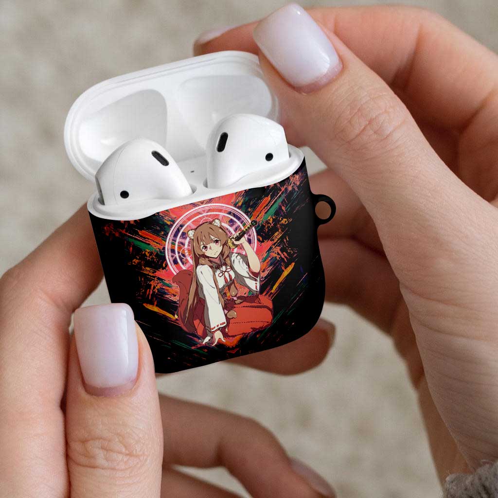 Raphtalia The Rising of the Shield Hero AirPods Case with Magical Circle Effects and Energetic Battle Pose - The Mazicc