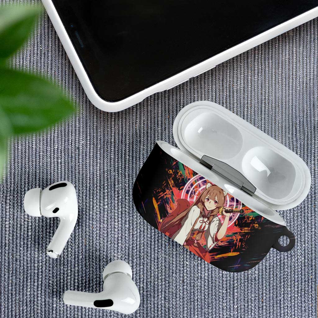 Raphtalia The Rising of the Shield Hero AirPods Case with Magical Circle Effects and Energetic Battle Pose - The Mazicc