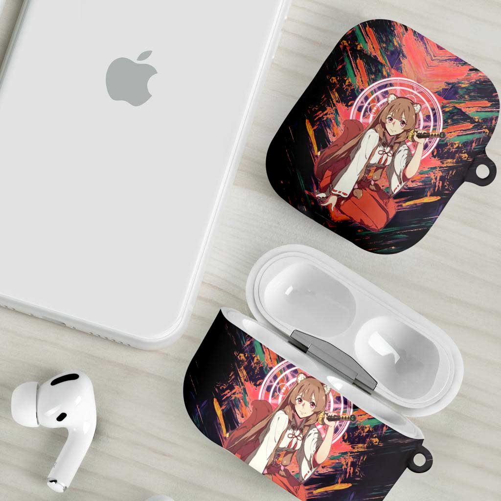 Raphtalia The Rising of the Shield Hero AirPods Case with Magical Circle Effects and Energetic Battle Pose - The Mazicc