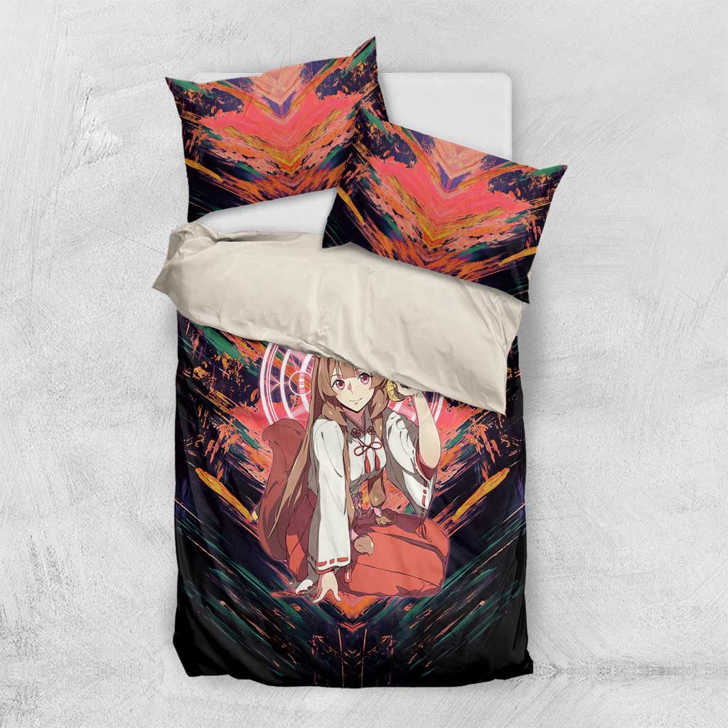 Raphtalia The Rising of the Shield Hero Bedding Set with Magical Circle Effects and Energetic Battle Pose - The Mazicc