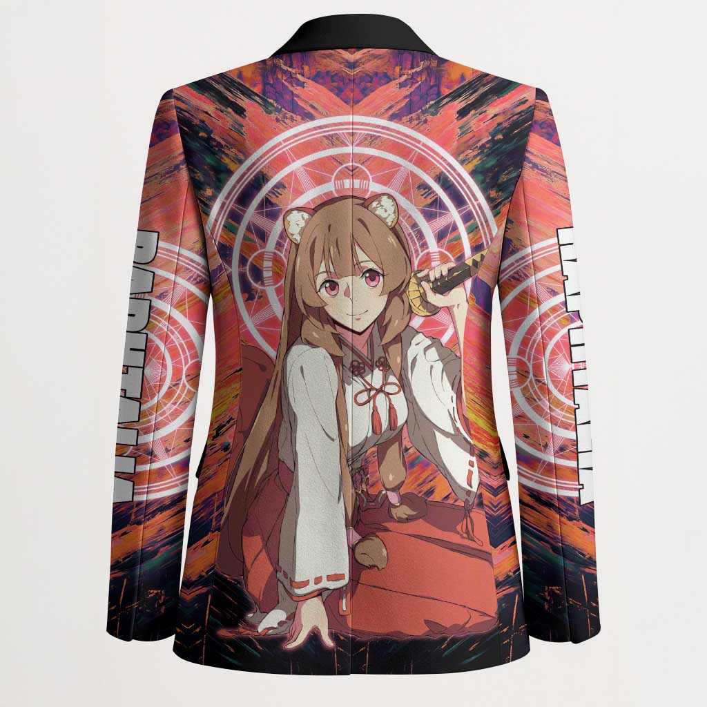 Raphtalia The Rising of the Shield Hero Blazer with Magical Circle Effects and Energetic Battle Pose - The Mazicc