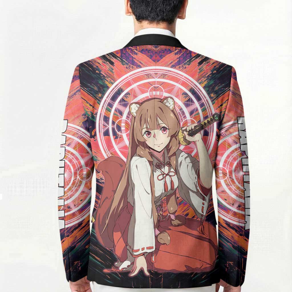 Raphtalia The Rising of the Shield Hero Blazer with Magical Circle Effects and Energetic Battle Pose - The Mazicc