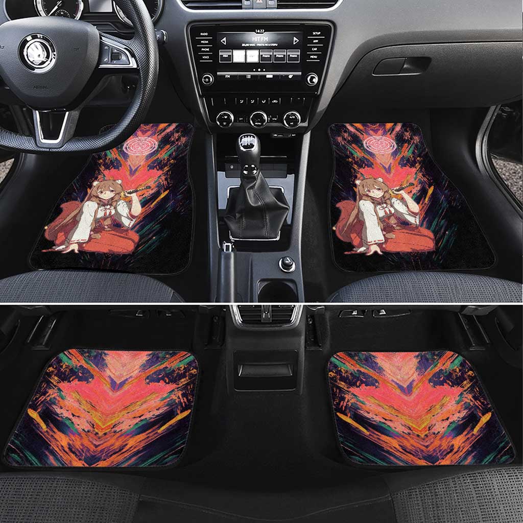 Raphtalia The Rising of the Shield Hero Car Mats with Magical Circle Effects and Energetic Battle Pose - The Mazicc