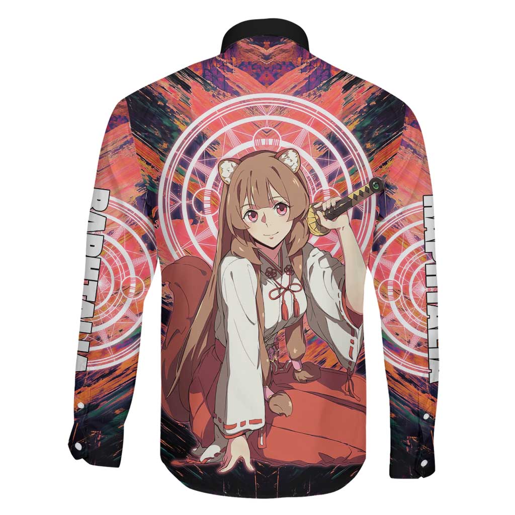 Raphtalia The Rising of the Shield Hero Family Matching Mermaid Dress and Hawaiian Shirt with Magical Circle Effects and Energetic Battle Pose