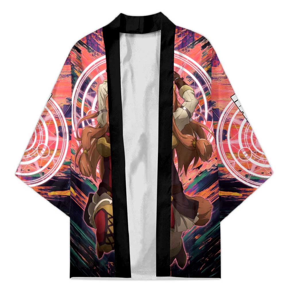 Raphtalia The Rising of the Shield Hero Kimono with Magical Circle Effects and Energetic Battle Pose - The Mazicc