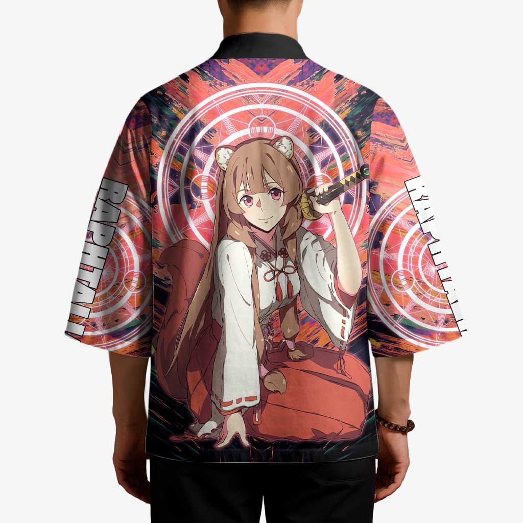Raphtalia The Rising of the Shield Hero Kimono with Magical Circle Effects and Energetic Battle Pose - The Mazicc