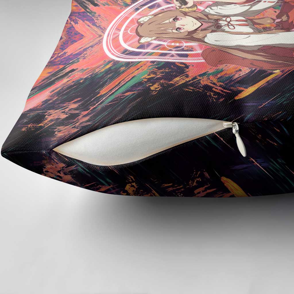 Raphtalia The Rising of the Shield Hero Pillow Cover with Magical Circle Effects and Energetic Battle Pose - The Mazicc