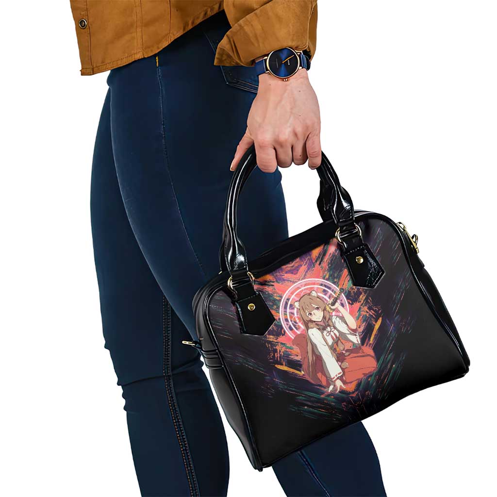 Raphtalia The Rising of the Shield Hero Shoulder Handbag with Magical Circle Effects and Energetic Battle Pose - The Mazicc