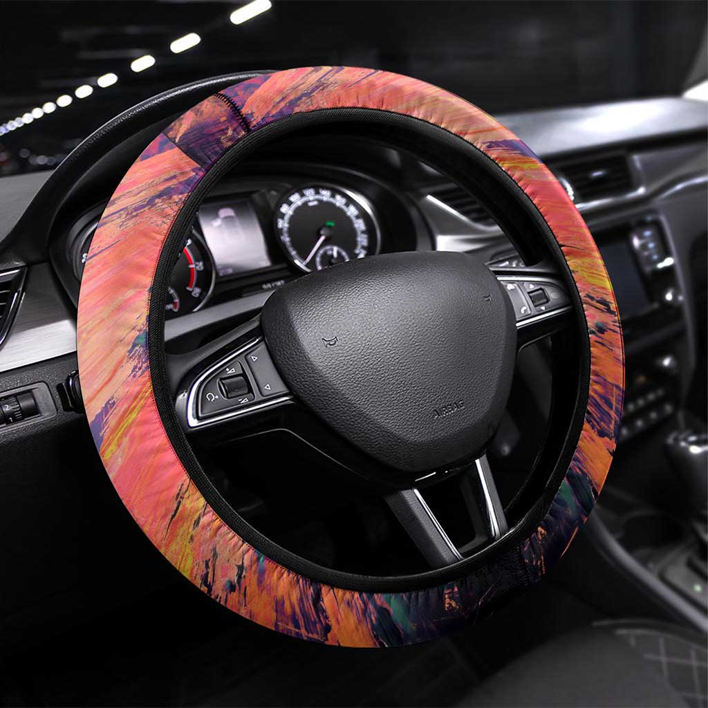 Raphtalia The Rising of the Shield Hero Steering Wheel Cover with Magical Circle Effects and Energetic Battle Pose - The Mazicc