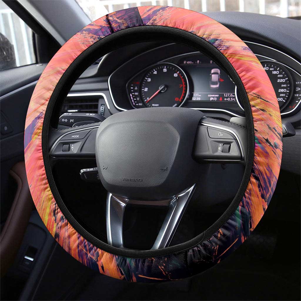 Raphtalia The Rising of the Shield Hero Steering Wheel Cover with Magical Circle Effects and Energetic Battle Pose - The Mazicc