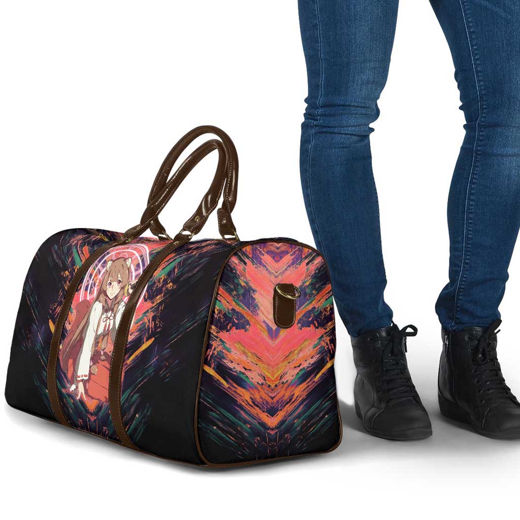 Raphtalia The Rising of the Shield Hero Travel Bag with Magical Circle Effects and Energetic Battle Pose - The Mazicc