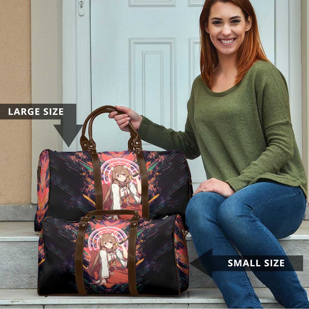 Raphtalia The Rising of the Shield Hero Travel Bag with Magical Circle Effects and Energetic Battle Pose - The Mazicc