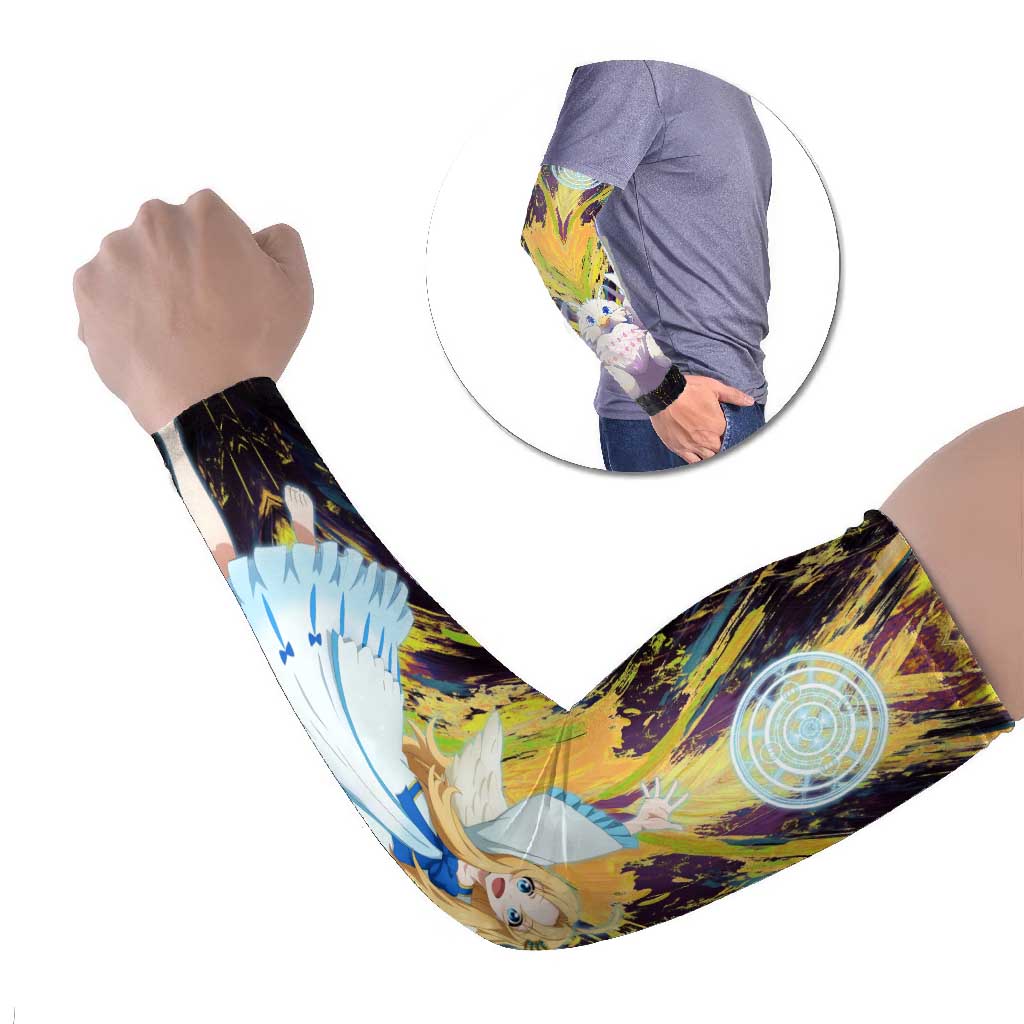 Filo The Rising of the Shield Hero Arm Sleeves with Magical Aura and Dual Form Design - The Mazicc