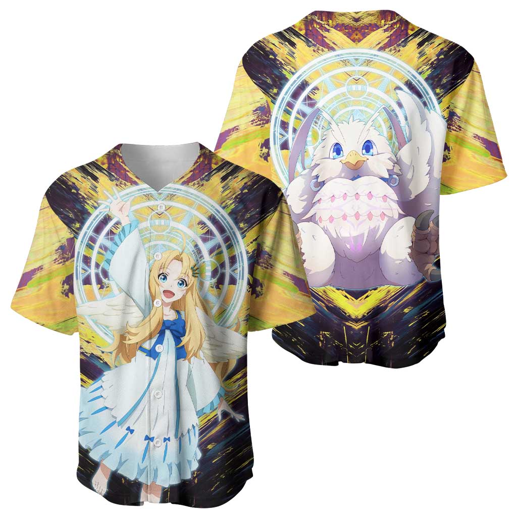 Filo The Rising of the Shield Hero Baseball Jersey with Magical Aura and Dual Form Design - The Mazicc