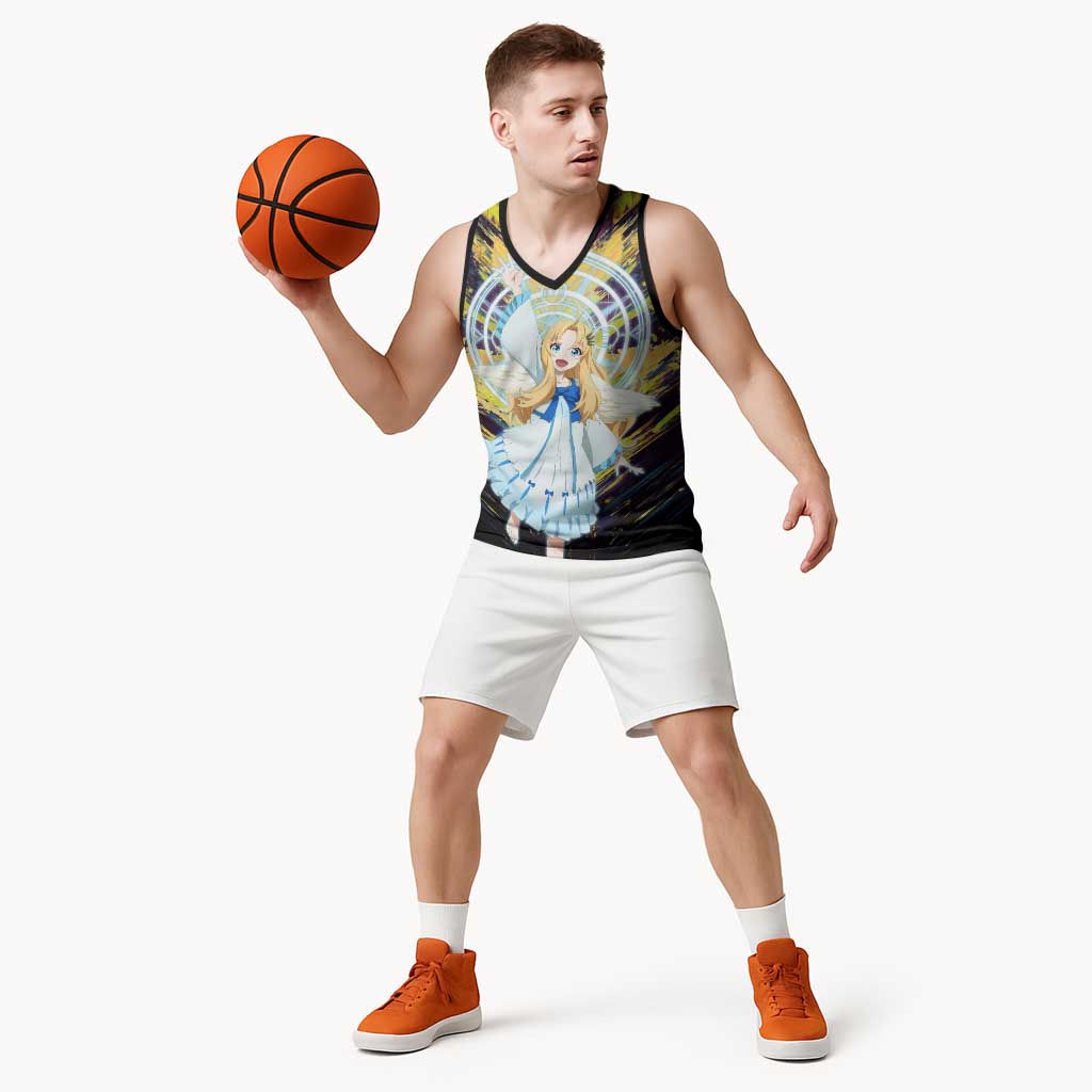Filo The Rising of the Shield Hero Basketball Jersey with Magical Aura and Dual Form Design - The Mazicc