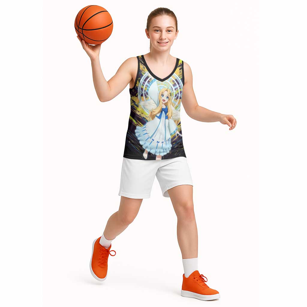Filo The Rising of the Shield Hero Basketball Jersey with Magical Aura and Dual Form Design - The Mazicc
