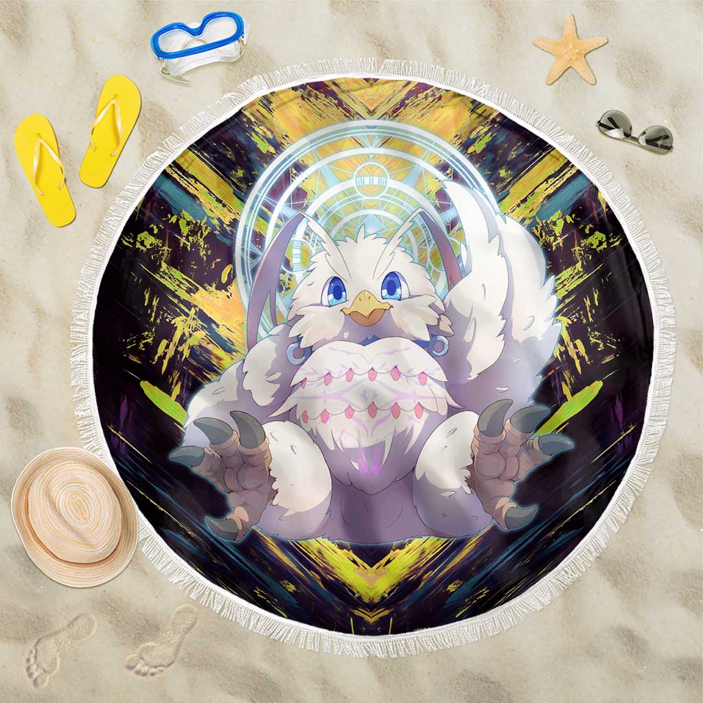 Filo The Rising of the Shield Hero Beach Blanket with Magical Aura and Dual Form Design - The Mazicc