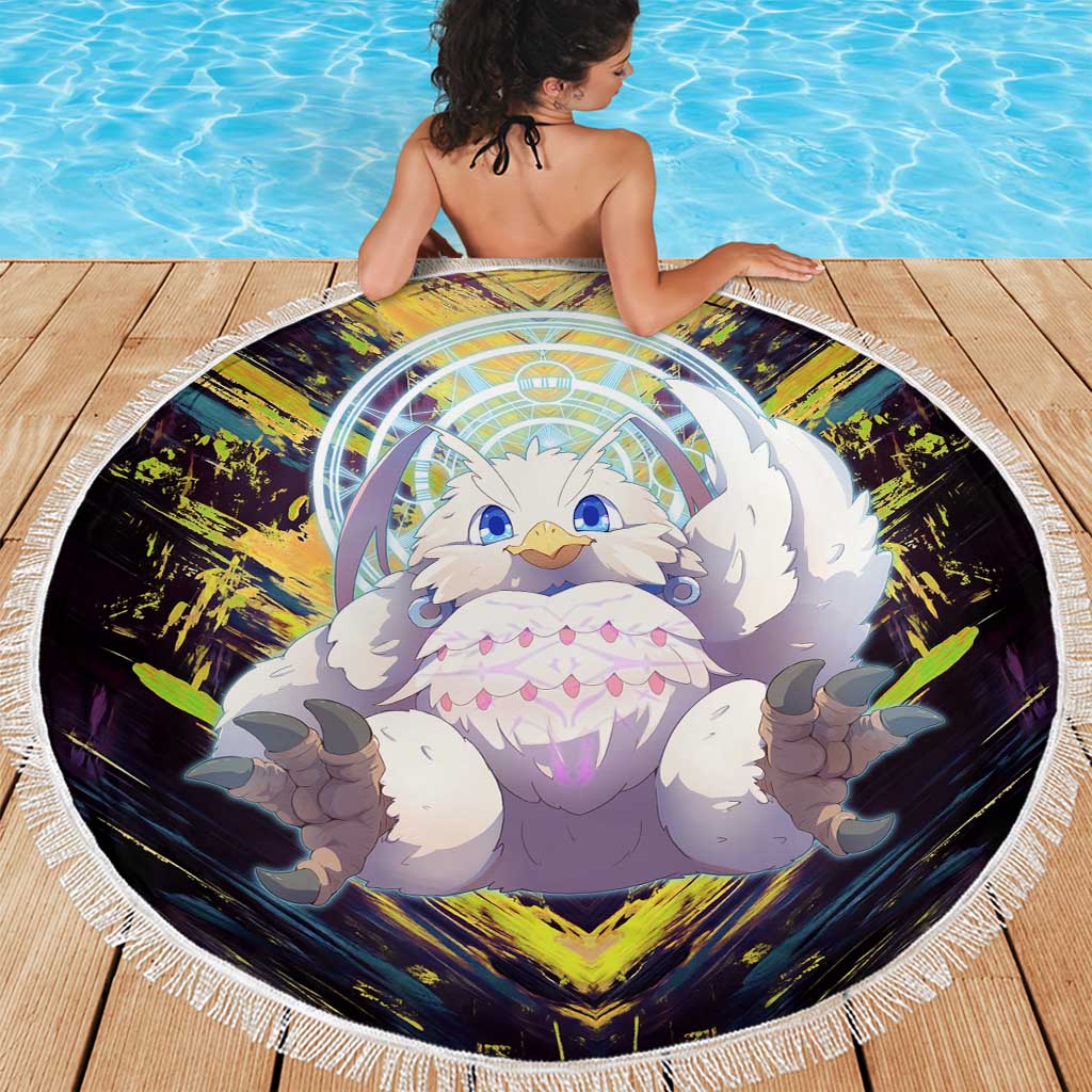 Filo The Rising of the Shield Hero Beach Blanket with Magical Aura and Dual Form Design - The Mazicc