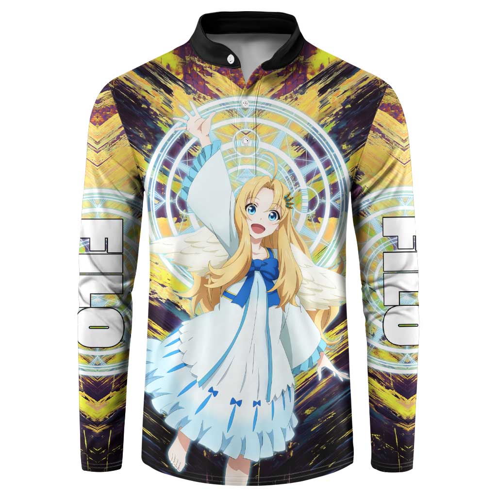 Filo The Rising of the Shield Hero Button Sweatshirt with Magical Aura and Dual Form Design - The Mazicc